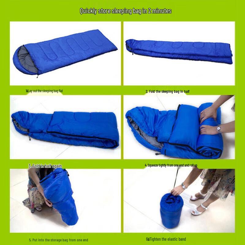 Tri-polar TP2914 Four Season Hollow Cotton Envelope Sleeping Bag