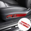 Red Carbon Fiber Seat Adjustment Button Trim Sticker for Tesla Model 3 -24
