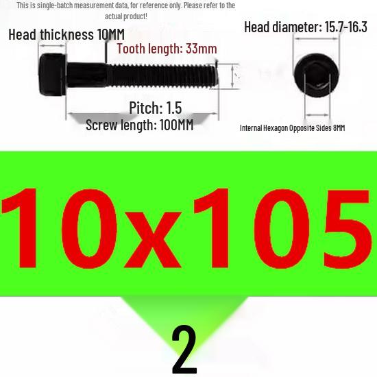 High-Strength Grade 12.9 Internal Hex Head Screws M1.4-M20