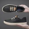 Genuine Leather Men's Casual Shoes Outdoor Walking  Shoes New Trend Skateboard Footwear Comfy Vulcanized Shoes Tenis Masculino
