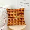 Funny Food Fried Egg Pizza Waffle cushion Living Room Bedroom Headboard Backrest Cushion Square Cushion Nap Time Pillow Case