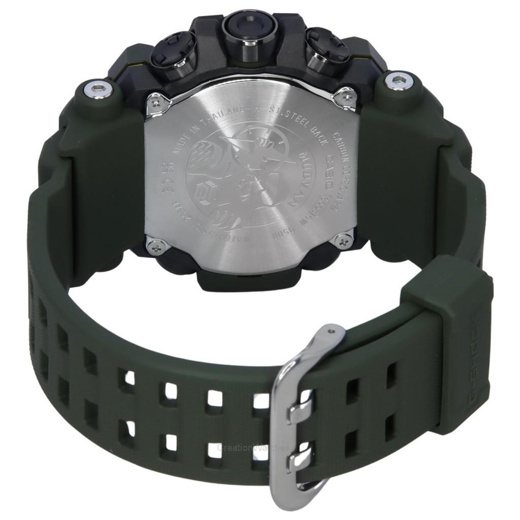 Casio G-Shock Mudman Master Of G-Land Cyfrowy Zielony Pasek Żywiczny Solarny GW-9500-3 200M Męski Zegarek