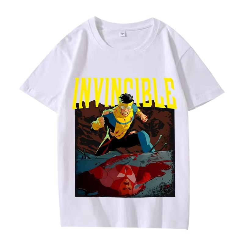 

Invincible Mark Grayson Superhero Essential T Shirt Men Women Oversized 100% Cotton Hot Sale Summer Print Unisex Plus Size Tops 5XL