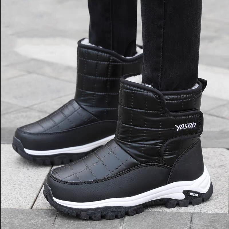Snow Boots Women's Winter Shoes Middle Aged Elderly Velvet Short Waterproof Non Slip Mother