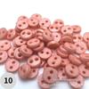 4mm Dual-Eye Plastic Buckle with Edge Button for DIY Felt Doll Accessory