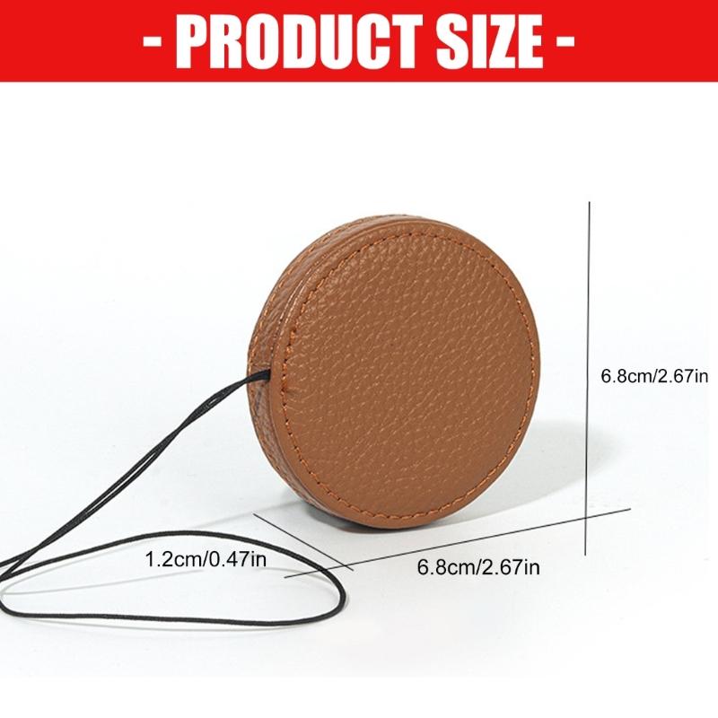 Retro Leder Objektivabdeckung Für SOFORT 2 Kamera Mit Abnehmbarem Lanyard Stoßfestes Design Wasserdichte Schutzvorrichtungen