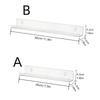 Acrylic Nail Polish Rack Wall Mounted Lipstick Nail Polish Bottle Holder Organizer Nail Paint Display Stand Shelf With Screws