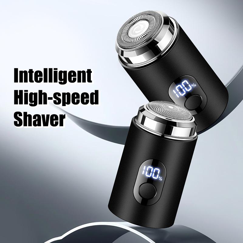 Pánský elektrický mini holicí strojek Dobíjecí Typ-C Nabíjení Do auta Přenosný LED digitální displej Holicí strojek pro mokré a suché holení Muži Ženy Domácí holicí strojek