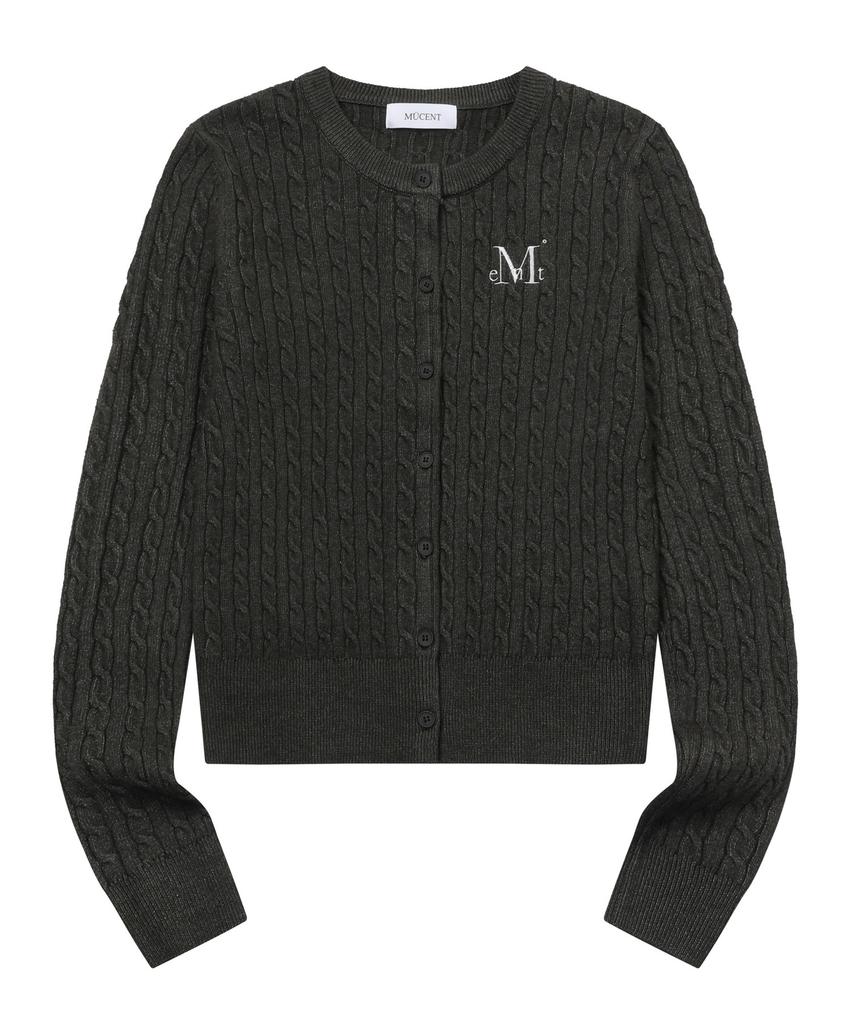 MUCENT Adian Button Crop Knit Cardigan (5 Colors)