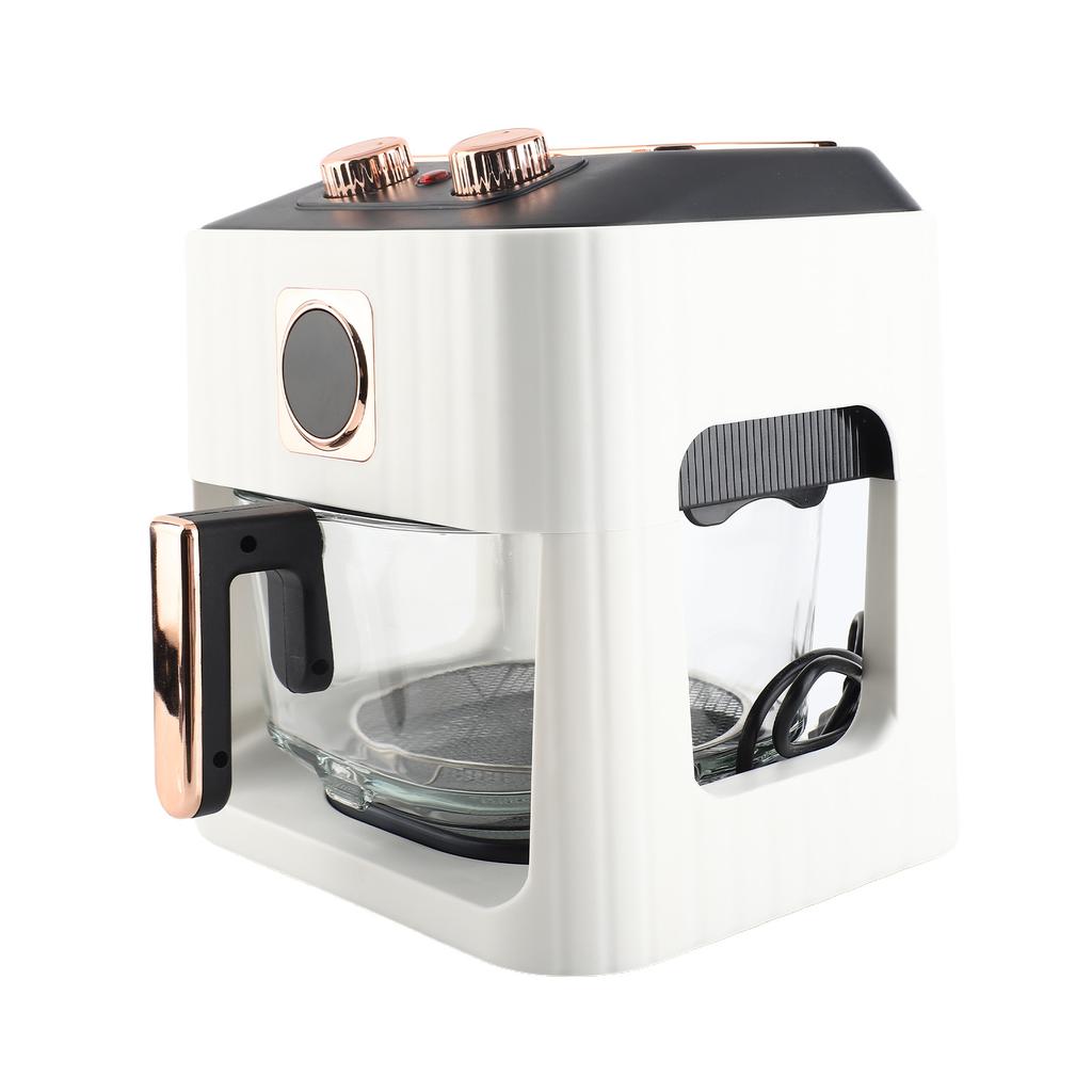 1000W Electric Air Cooker Visual Cooking Window Large Capacity Compact Hot Frying Oven Fryer for