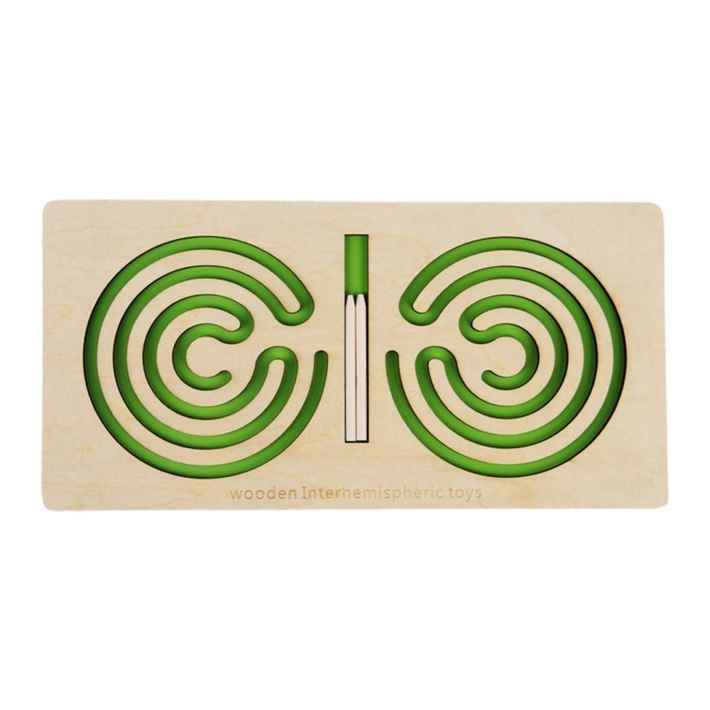 Hand Brain Coordination Brain Training Toys Trajectory Control Wooden Learning Toy  Kids Toy