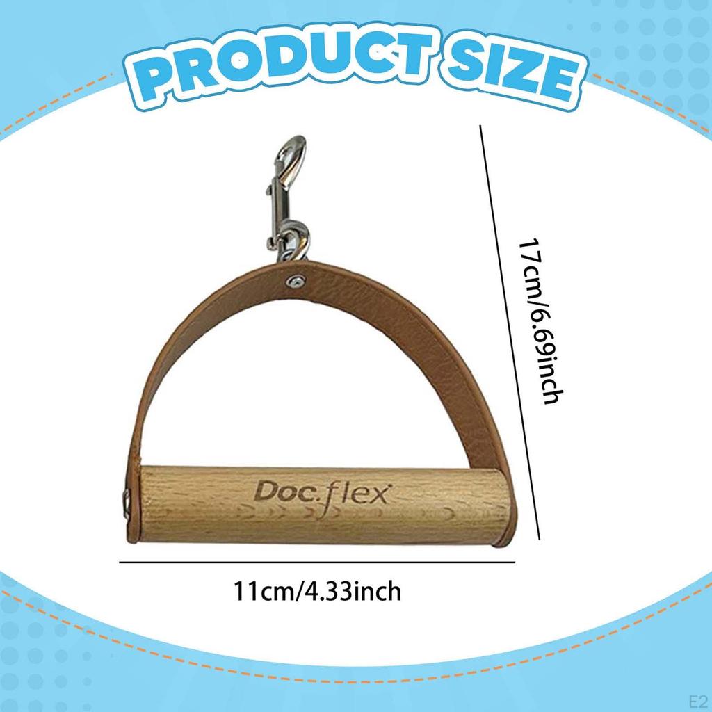 2 Pieces Pilates Reformer Handle Comfortable for Gymnastics Workout Studio