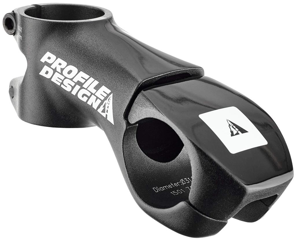 PROFILE DESIGN AERIA Shredless Stem Black x 70mm (31.8mm) 290930001, 73°
