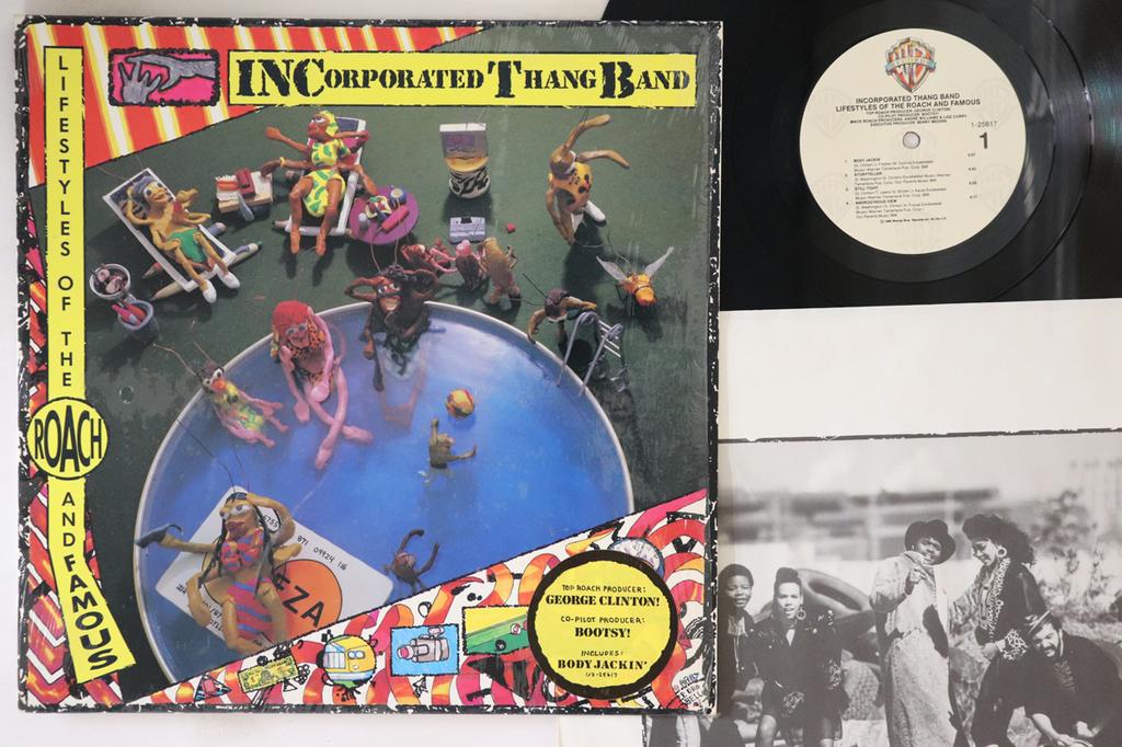 LP Record INCORPORATED THANG BAND  Lifestyles Of The Roach And Famous 125617 WARNER BROS 1988 US SoulFunk Used