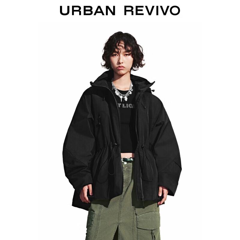 

Женская повседневная пуховая куртка оверсайз с капюшоном UR S