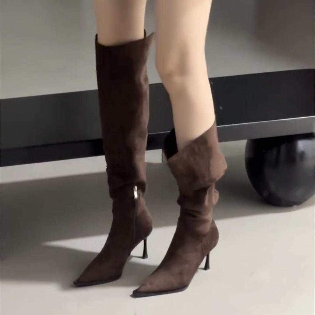 High Heel Over Knee Boots Girls Spice Girls Big Tube Pile Boots