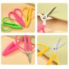 Compact Silicone-Covered Mini Scissors - Portable Thread Trimming & Embroidery Shears, Safety Pointed Tip, Ideal for Sewing & Crafts