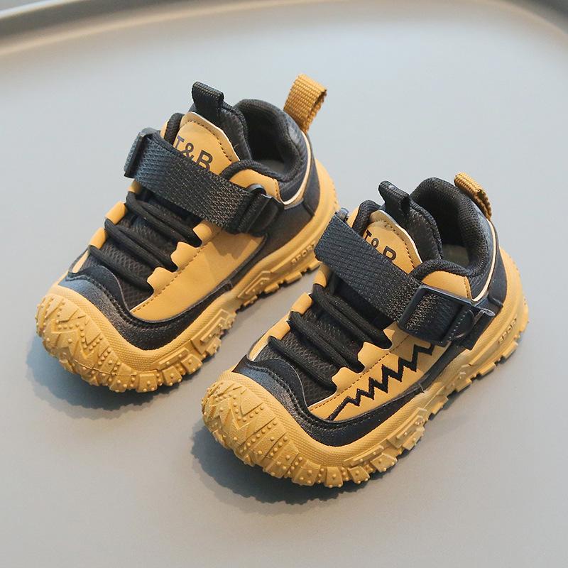 Children's sports shoes 2025 spring and autumn new boys' mountaineering shoes outdoor girls' running shoes soft-soled baby casual shoes