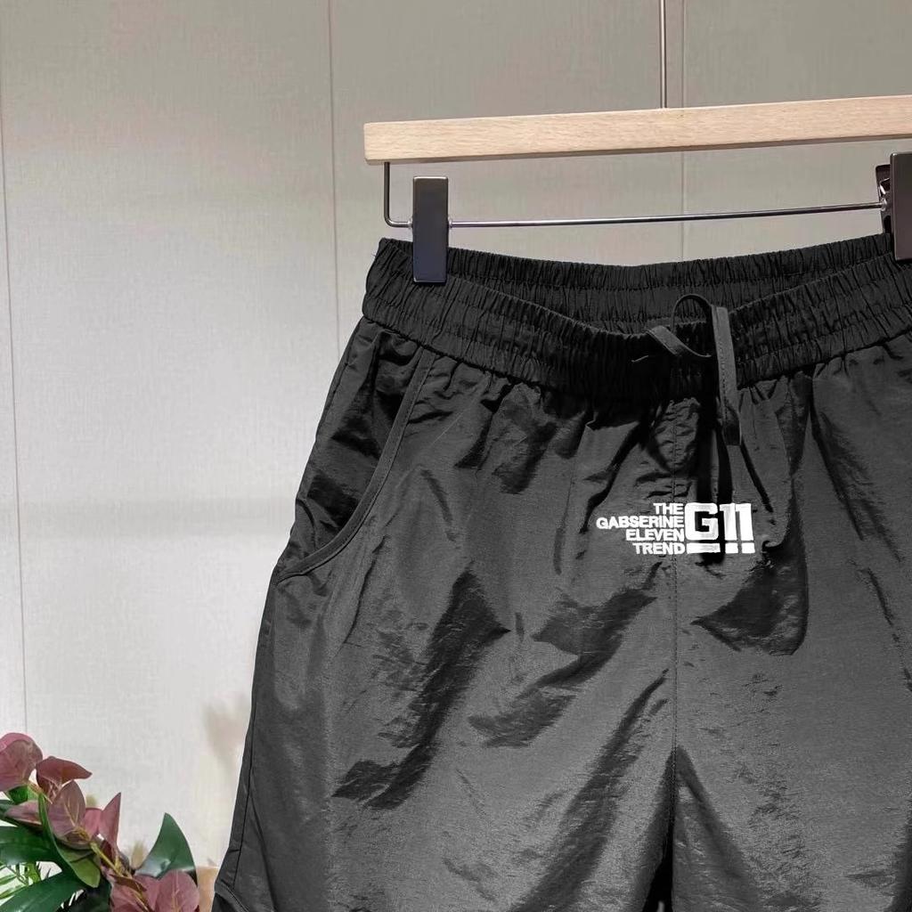 Sommerliche dünne Eisseiden-Strandhosen für Jugendliche, schnelltrocknend und atmungsaktiv, lockere Freizeit-Sporthosen zum Ausgehen