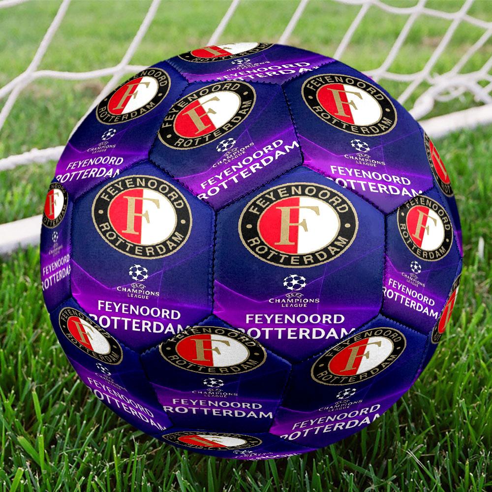 Feyenoord Print Size 5 Soccer Ball, Standard Match Football for Sports Game and Team Practice, Ideal Gift for Soccer Fans