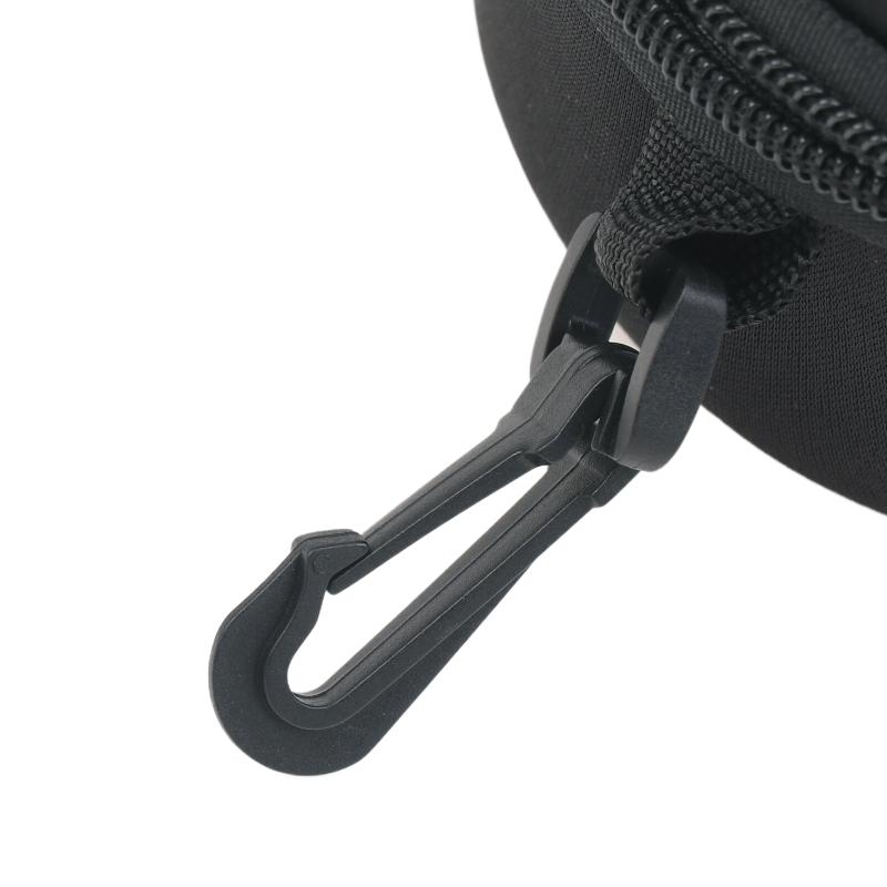 Custodia protettiva per occhiali da sci Borsa portatile per riporre occhiali da snowboard e sci Custodia rigida protettiva in Eva con moschettone
