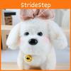 Bow Bell Dog Cute Plush Doll Keychain For Bag Decoration And Gift Collectors