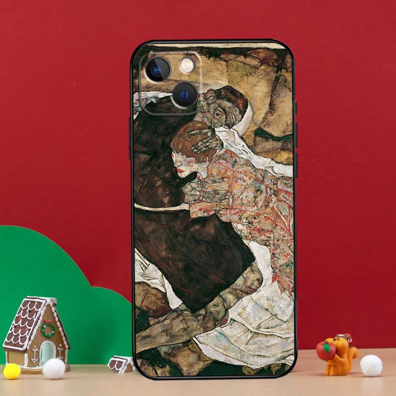 Egon Schiele Phone Case For iPhone 15 13 11 12 14 Pro Max XS Plus X XR 12 13 Mini Soft Cover