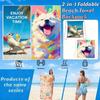 Multi-functional 2-in-1 Beach Towel Backpack Convertible Storage Bag, Essential for Swimming, Picnics, and Vacations