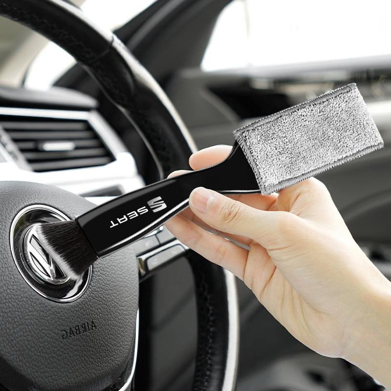 Car Air Conditioner Vent Cleaning Brush Auto Accessories for SEAT Leon FR 5 6 MII Altea 5F Ibiza Toledo Cordoba Alhambra MK3