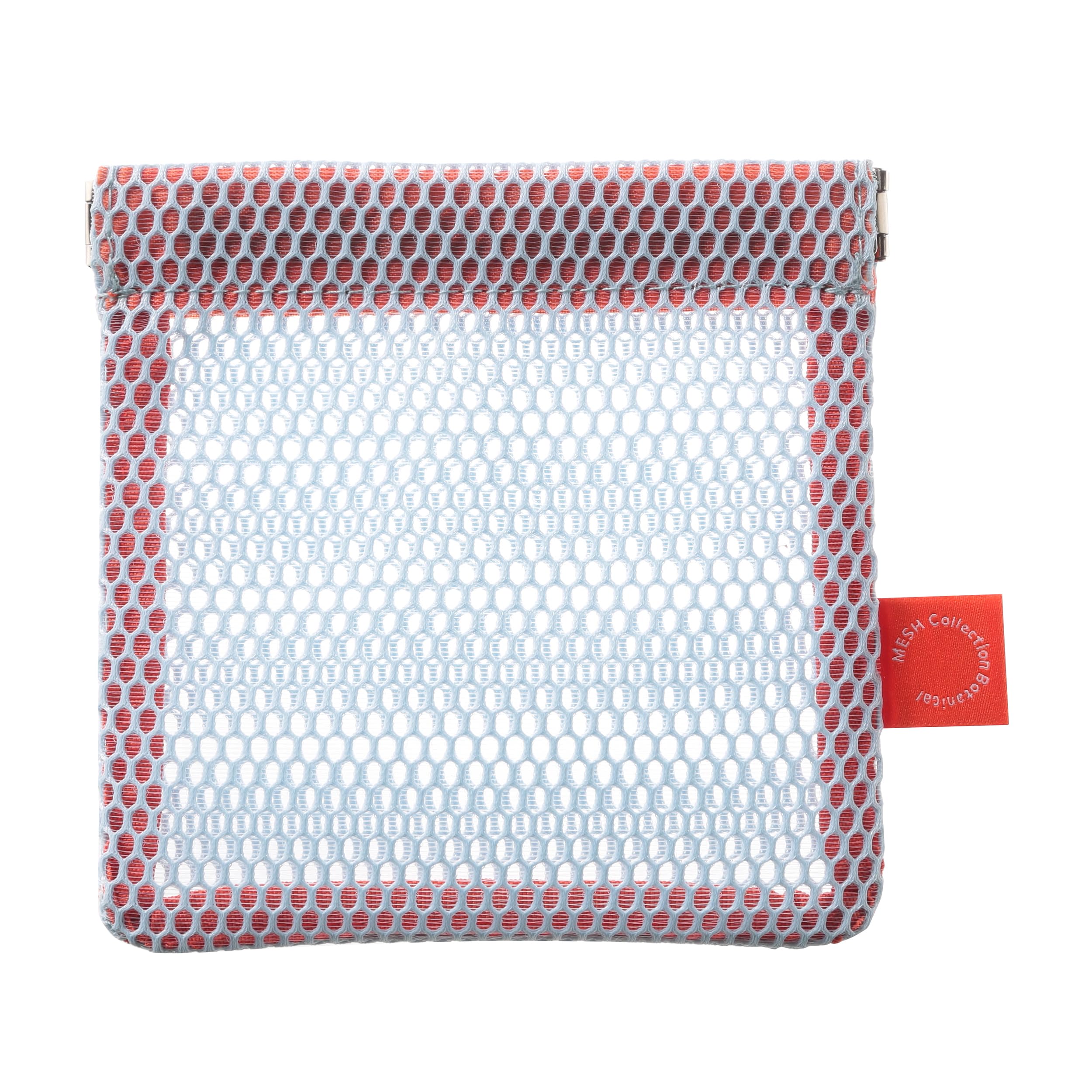 Mesh Collection Pouch Sunrise Blue Marks Spring-Clasp MSH-PO26-BL