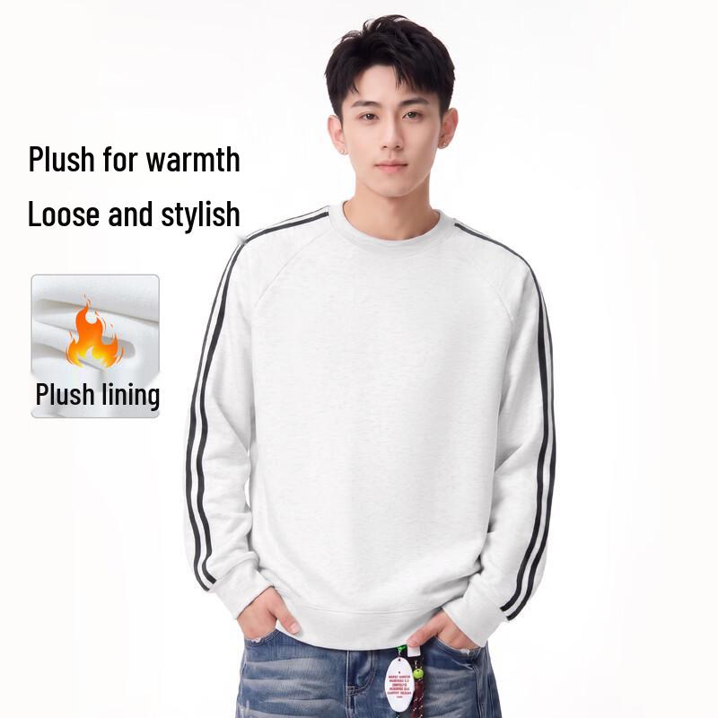 JEEP Men's Fleece-Lined Crewneck Sweatshirt