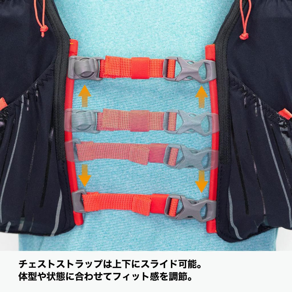 NATHAN Hydratační vesta batoh Pinnacle Series (Ženy) NS40200J Pinnacle 4L JP Černý Ibišek Hydratace se prodává samostatně XXS Trailový běh