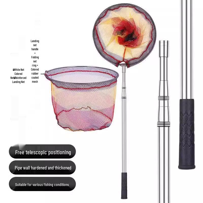 Telescopic Poultry Catching Net for Chickens, Ducks, Geese, and Pigeons