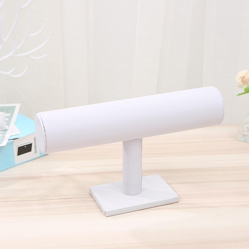 Velvet T-Type Bracelet Watch Jewelry Display Stand Headband Hairpin Headdress Organizer Storage Holder Jewelry Storage