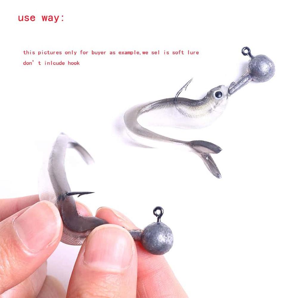 10pcs/bag Bionic Fish Tail Design Double Color Mini Fish Lure 8cm/2.2g For Sea Fishing Freshwater Angling Artificial Bait Fishing Tackle