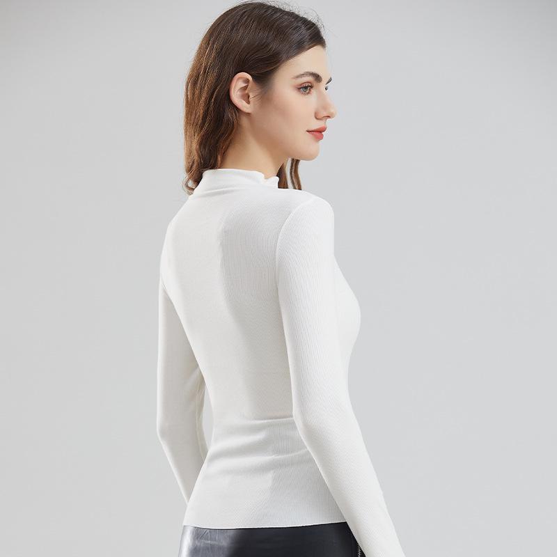 Seamless High-Neck Slim Fit Women's Autumn/Winter Warm Base Layer Innerwear