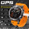 New Adventure GPS Map Navigation Smart Watch AMOLED Screen 10ATM Waterproof Clock Compass Flashlight BT Call Smartwatch Men
