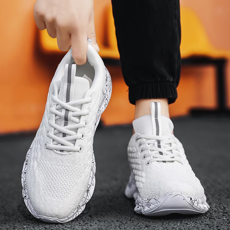 New Fashion Men#Women's Running Shoes,Low-Top Knitted Breathable Sports Sneakers Outdoor Comfortable Casual Tenis Walking Shoes