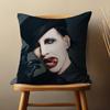 Singer M-Marilyn M-Mansons Throw Pillow Case For 45*45cm,55*55cm,30*30cm For Home Bedroom Decoration And Protector