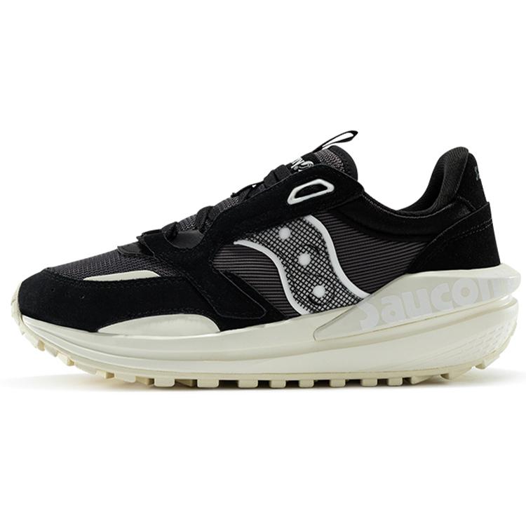

Saucony Cushioning Slip Resistant Abrasion Resistant Breathable Low top Running Shoes Women s Black S69003-1 38.5