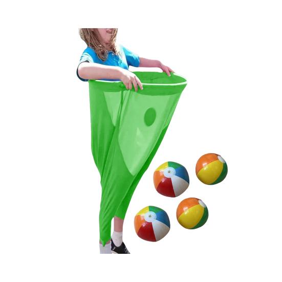 Granny Pants Yard Game Set with Bouncy Balls Humorous Ball Throwing Game Fun Outdoor Team Relay Game for Family Reunions Birthdays Parties