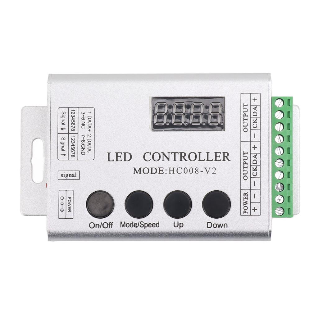 LED RGB ovladač SPI ovladač signálních pásků pro 6803 1903 WS2811 WS2812B 5V až 24V