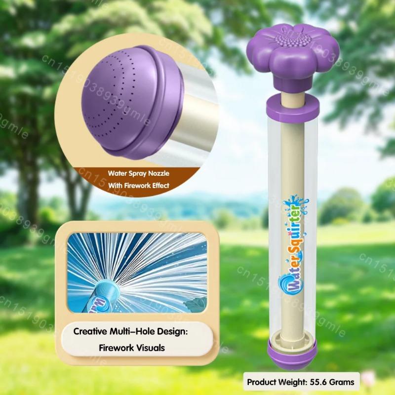 Spray Water Pull-Back Water Gun Outdoor Splash Games for Beach Pool Lawn Activities Kids Summer Interactive Water Spray Toys