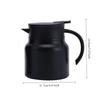 800ml Stainless Steel Teapot Leak-Proof Thermos Tea pot with Detachable Tea Filter Milk Coffee Insulation Teapot Thermos Jugs