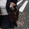 Handbag - Retro Bag - Shoulder Bag with Slanted Strap - Fashionable Women's Bag - Bucket Bag