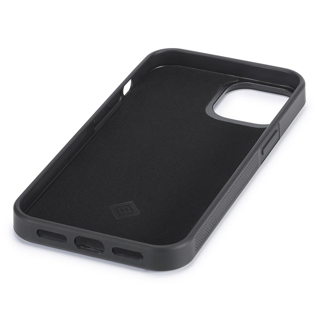 LC.IMEEKE For iPhone 13 6.1 inch Back Case Carbon Fiber Texture PU Leather Coated TPU+EVA Phone Cover