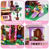 Creative Friends Friendship House Building Blocks Summer Treehouse Camping Model Toy Christmas birthday gifts for Kids