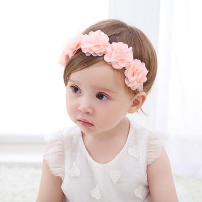 Fascia per capelli per neonati Elastica al tatto Comoda morbida Principessa Stile regalo Tessuto Fascia per capelli per neonati Ragazze Copricapo Accessori per capelli