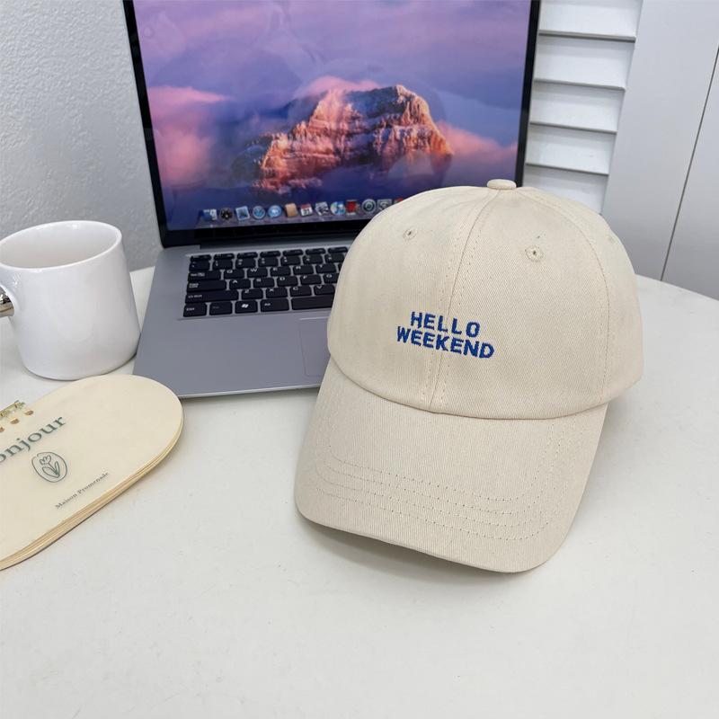 Hat Women's Spring and Autumn Embroidered Alphabet Baseball Cap Men's Youth Couple Cap Casual Versatile Sun Hat