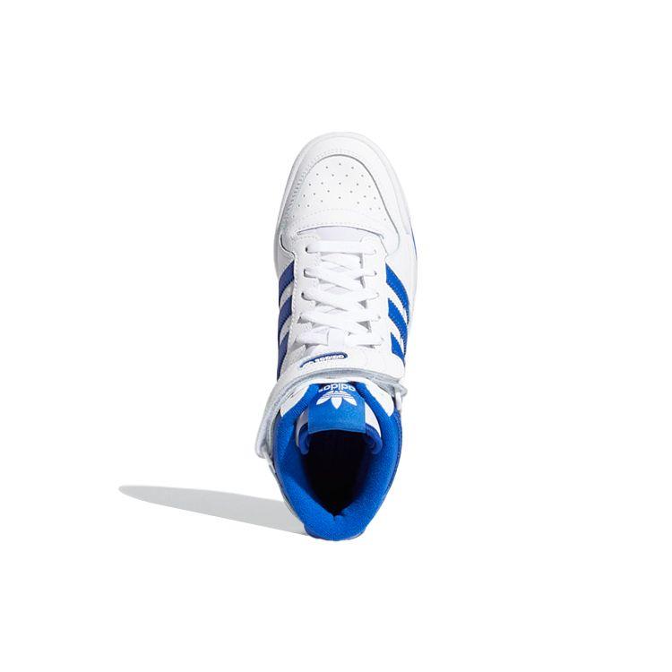 adidas Forum Mid Biela Kráľovská Modrá Dámske Tenisky Cloud-White G57985